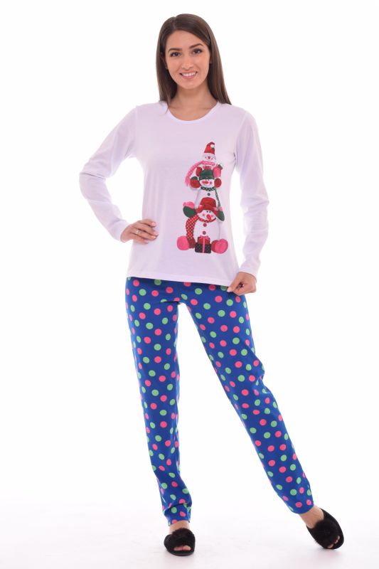 Women's pajamas 1-114a (white)