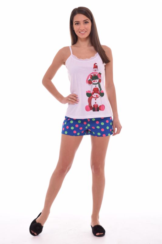 Women's pajamas 1-115a (white)