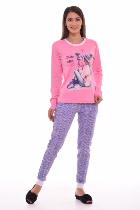 Women's pajamas 1-121 (pink)