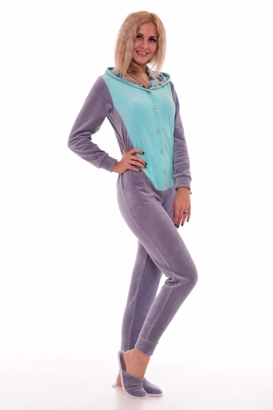 Women's pajamas Kigurumi Mishka 1-146b (blue)