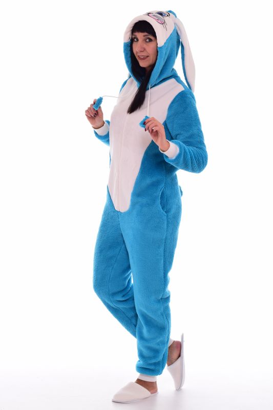 Women's pajamas Kigurumi Hare 1-150b (turquoise)