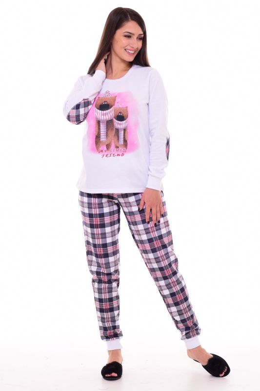 Women's pajamas 1-176a (white)