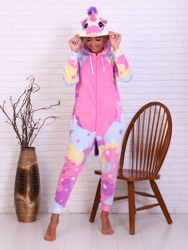 Women's pajamas Kigurumi Unicorn 1-186 (pink)