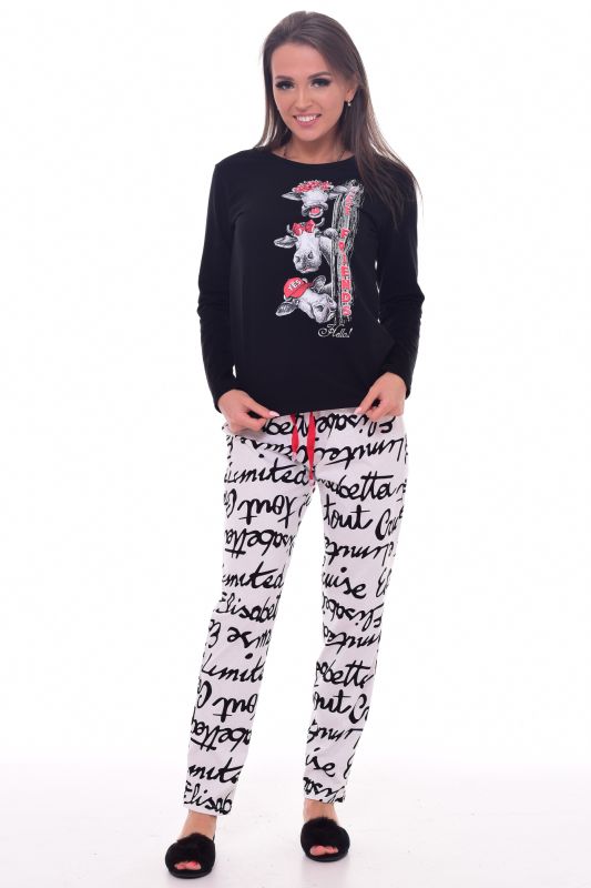 Women's pajamas 1-197 (black)