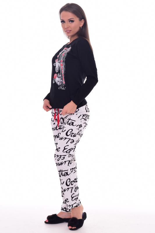 Women's pajamas 1-197 (black)