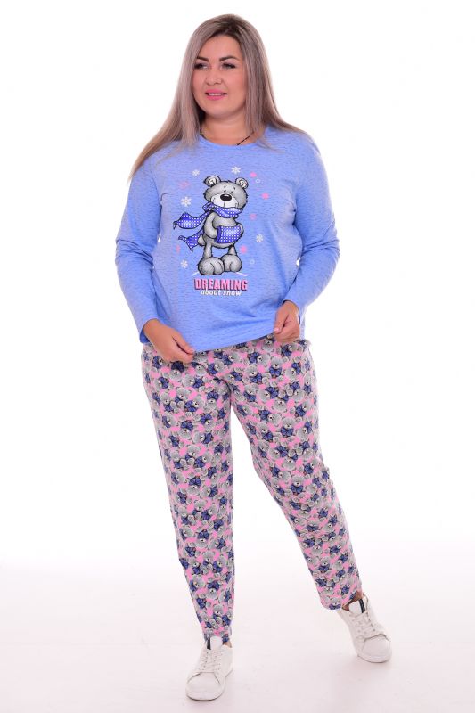 Women's pajamas 1-215a (pink) Teddy