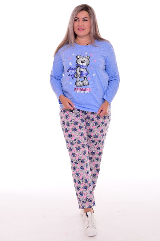 Women's pajamas 1-215a (pink) Teddy