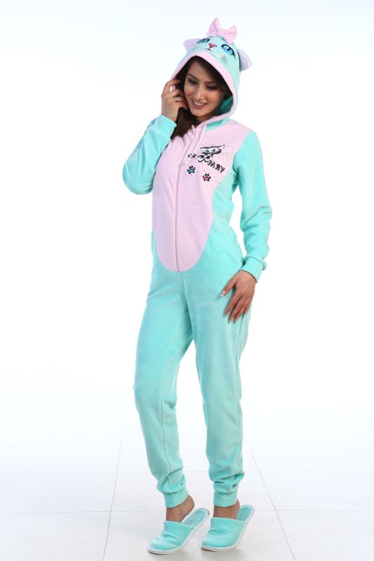 Women's pajamas Kigurumi Kotik 1-36 (menthol)