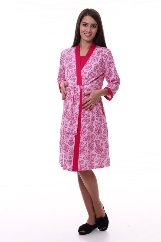 Women's set 13-02i For nursing mothers (raspberry)