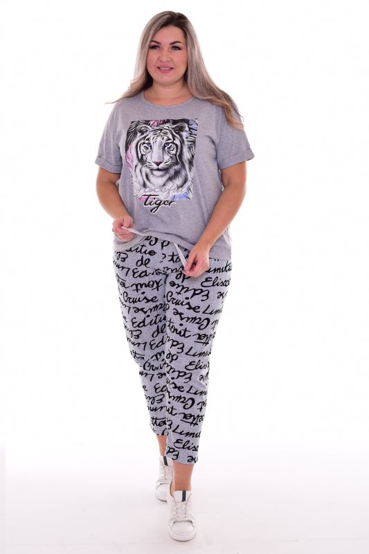 Women's pajamas 5-306b (grey)