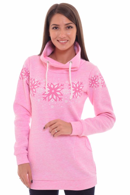 Women's sweatshirt 6-127 (pink)