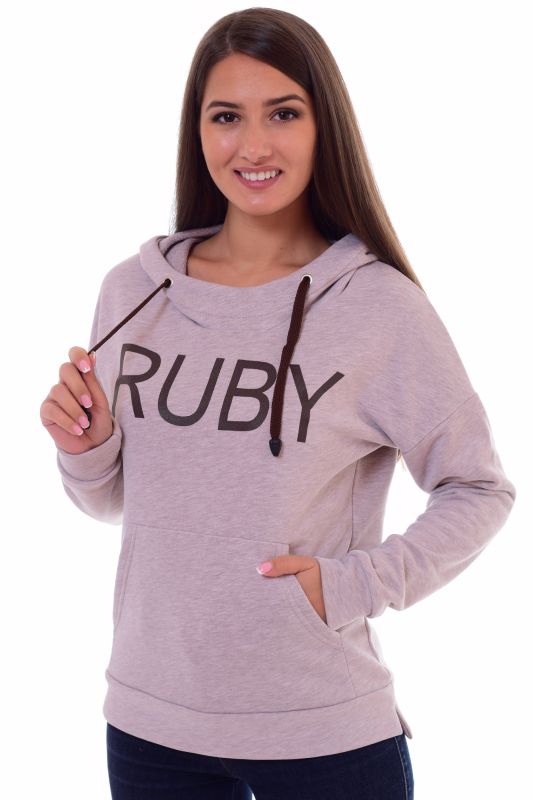 Women's sweatshirt 6-149 (beige)