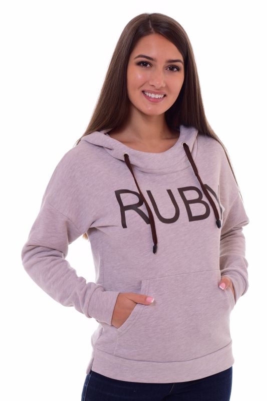 Women's sweatshirt 6-149 (beige)