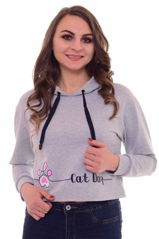 Women's sweatshirt 6-160 (grey-melange)