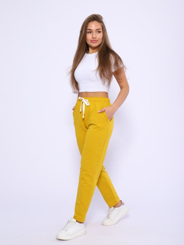 Women's trousers 8-038o (mustard)