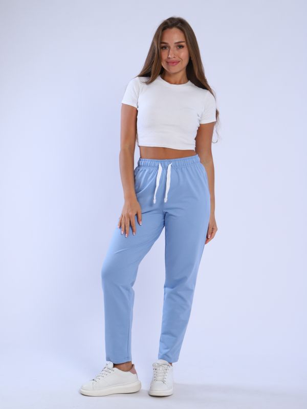 Women's trousers 8-038P (blue)