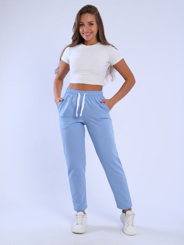 Women's trousers 8-038P (blue)