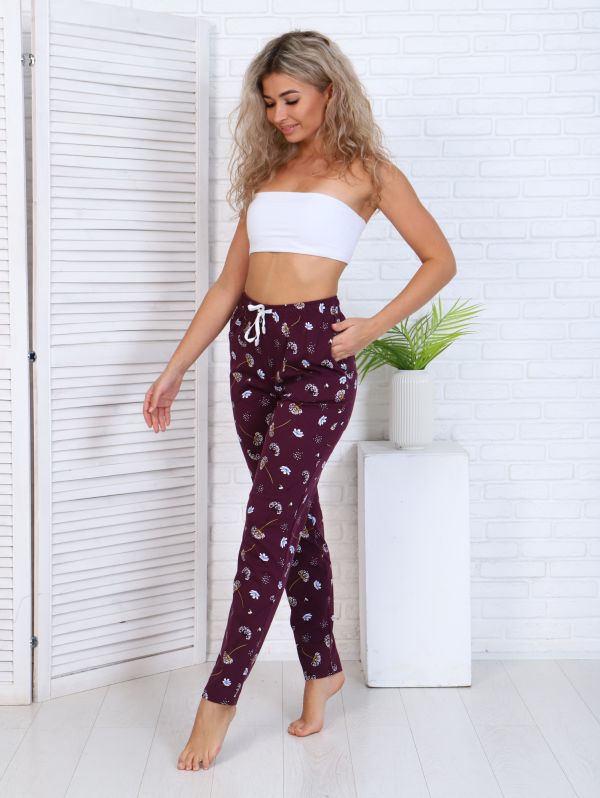 Women's trousers 8-043h (Bordeaux)