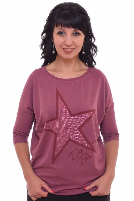 * Women's jumper F-3-01 Stella (dry rose)